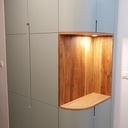 Meuble couloir cache cumulus