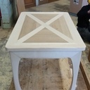 Table basse en frêne et chêne