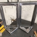 Table à manger et banc Chêne et fer