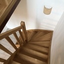 Petit escalier chêne