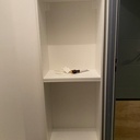 Placard encastré toilettes