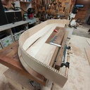 Deux marches courbes