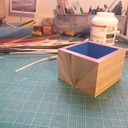 Essai de marquetterie de paille