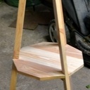 Lampadaire en palette