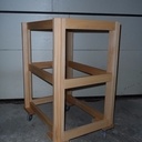 Servante d'atelier en hêtre huilé