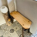 Petit banc en châtaignier