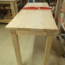 Table mobile pour tour à bois