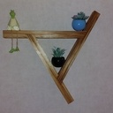 Assemblage japonais pour étagère murale