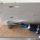 Un sapin de Noël en bois