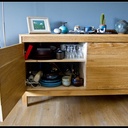 Enfilade deux portes en chêne massif