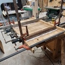 Plateau en bois table basse