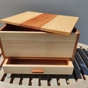 Boite en frêne et platane