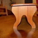 Pied 235 x 240 ep 15 merisier