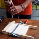 Montage d'usinage pour châssis d'éolienne