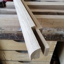 Traverse basse du dormant (assemblage flottage à vif)