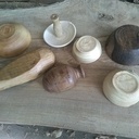 Des bols au tour à pédale et détournement d'outils