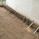 Banquette bois traité