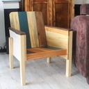Fauteuil bois