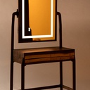 Coiffeuse en noyer noir