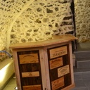 Bar - plaques de vins