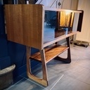 Meuble d'entrée avec pieds traineaux