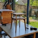 Table de chevet ouverte - Chêne