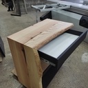 Meuble en frêne et val noir