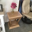 Table de chevet en arêtier