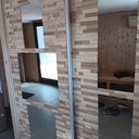 Portes de placard coullissantes frêne