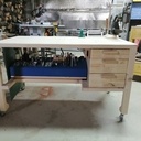 Etabli dédié au cuir