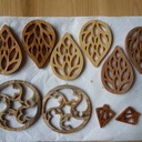 Chantournage futur boucles d'oreilles