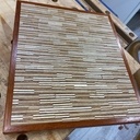 Planche à découper en chutes de contre-plaqué