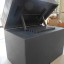 Socle TV pour visites d'une cave