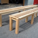 Construction de deux bancs