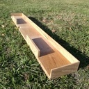 Étagère suspendue pour barre de son