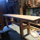 Banc rustique en hêtre