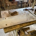 Petit banc en châtaignier