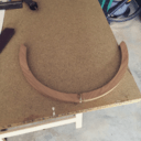 Maquette d'une demie-tour en chêne :)