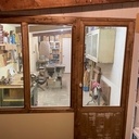 Atelier dans mon garage cloisonné