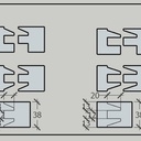 Profils et Contre-profils ebenisterie 2D