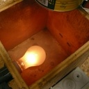 Chauffe colle à ampoule