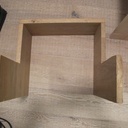 Marche pied en chêne massif