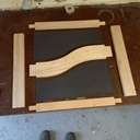 Assemblage à blanc de la porte