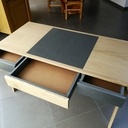 Bureau moderne chêne et valchromat