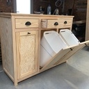 Petit meuble de rangement pour le linge sale