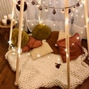 Un sapin de Noël en bois