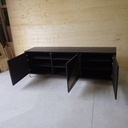 Enfilade en chêne et laiton