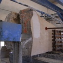 Bar courbe pierre taillées et bois cintré