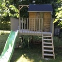 Création d'une cabane sur pilotis