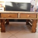 Table de salon en palette de récup